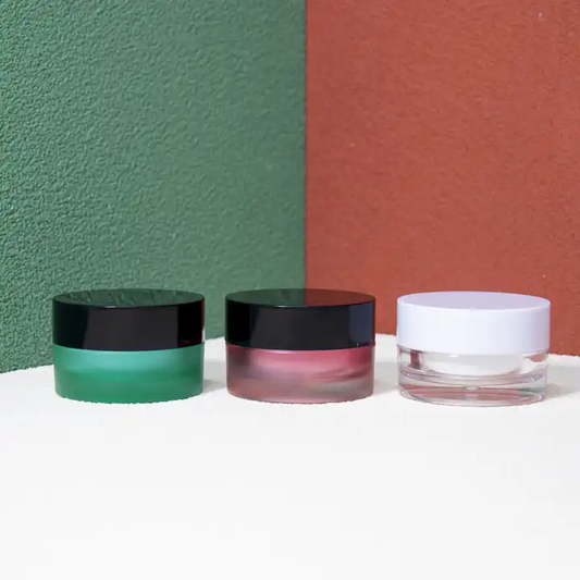 luxury cosmetic containers clear plastic cream jar