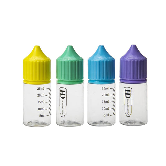 New arrival measurement printing 30ml PET E-liquid bottle