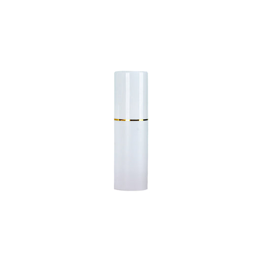 60ml Big Cap Gold Rim Fine Mist Spray PE Plastic Cosmetic Moisture White Bottle