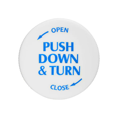 Dram Push & Turn Reverse Cap Bottles
