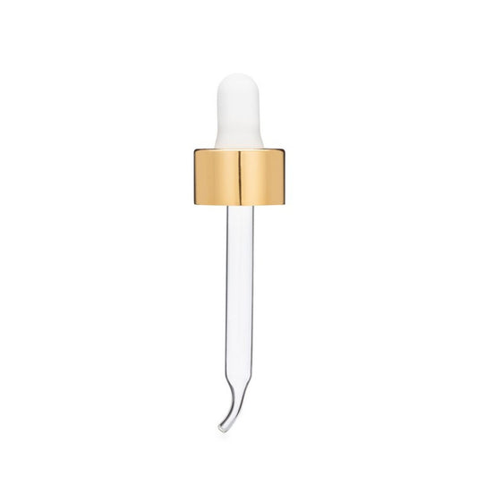HDGB-CTD Metal Collar Curved Tip Dropper Cap