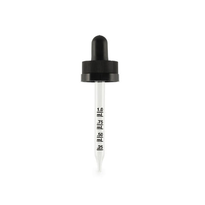 HDBGB-SD Child Proof Capable Graduated Dropper Caps