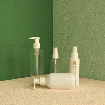 alcohol 30ml 50ml 100ml plastic pet mist frosted white color spray plastic 100ml cosmetic bottle
