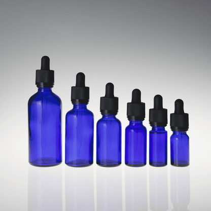 essential oil glass dropper bottle 30ml amber blue and green glass bottles